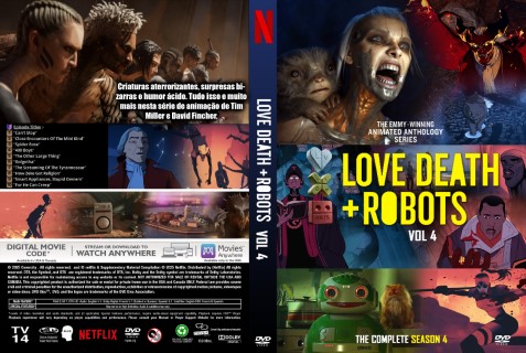 Love, Death & Robots – 4ª Temporada Completa (2025) DVD-R AUTORADO